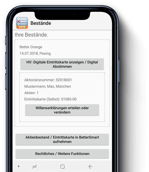 Better Smart-App by Better Orange IR & HV AG München